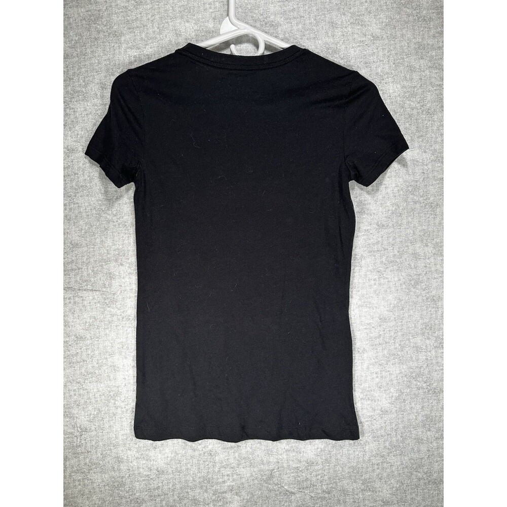 AEROPOSTALE Short Sleeve Celestial Window T Shirt Black Size Small Classic Crew - Picture 5 of 6